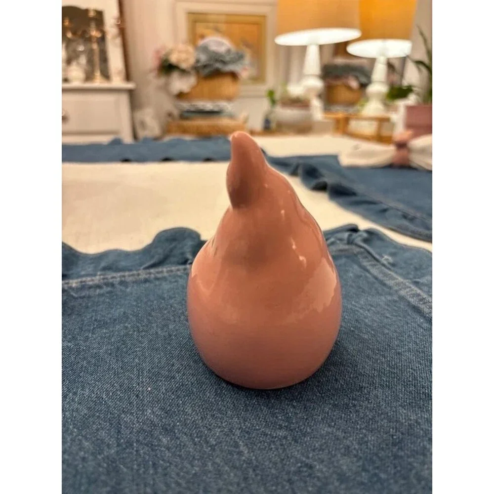 Pink Ceramic Gnome